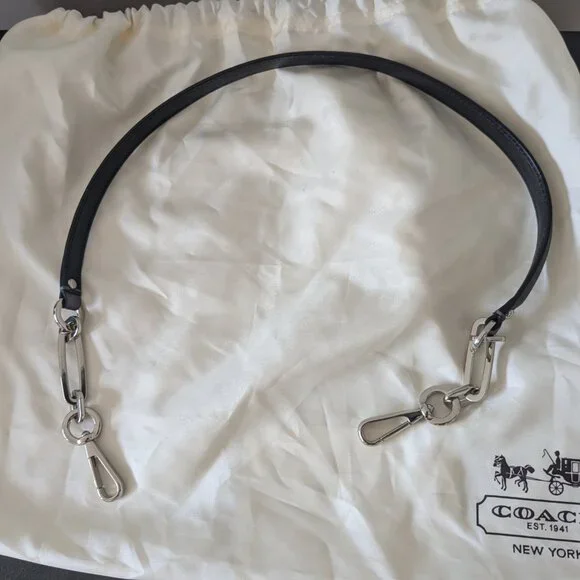 Preowned 25162 Coach Madeline Quartz/Black East/West Satchel Bag - Picture 11 of 11